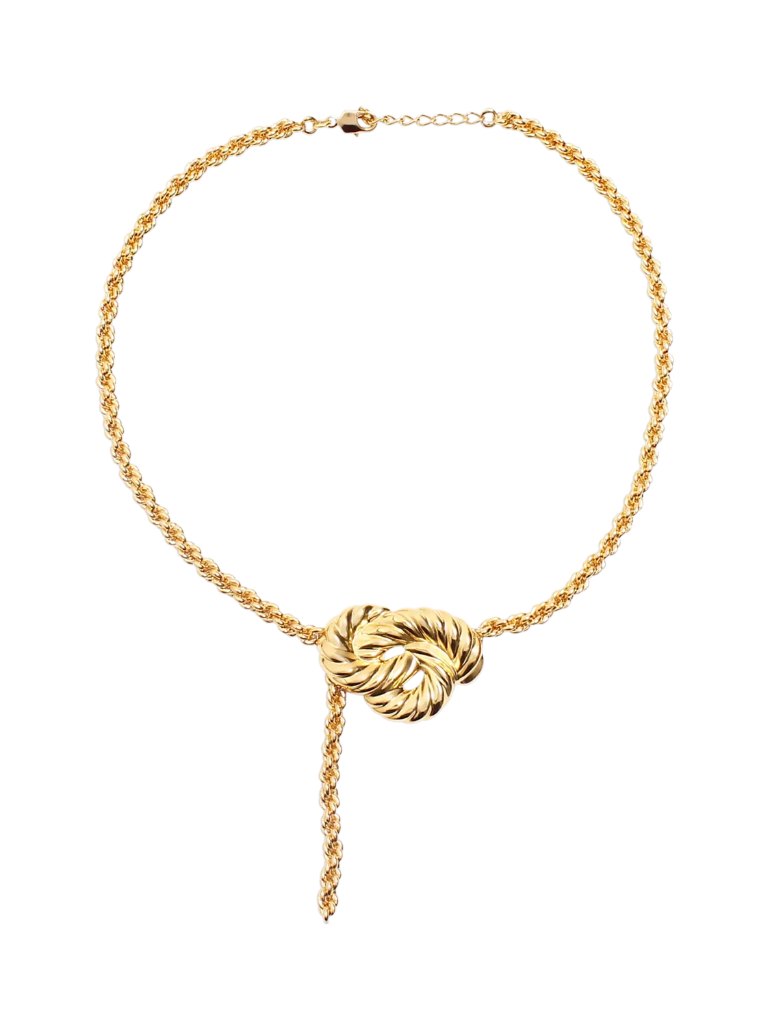 By Alona Ursula gold braided necklace 43cm, imported from the UK
