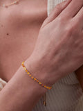 Estella Bartlett Amelia Carnelian Beaded Bracelet Gold, UK version
