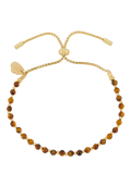 Estella Bartlett Tigers Eye bracelet gold plated 18cm (British brand)