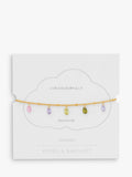 Estella Bartlett gold cubic zirconia drop chain bracelet - British product