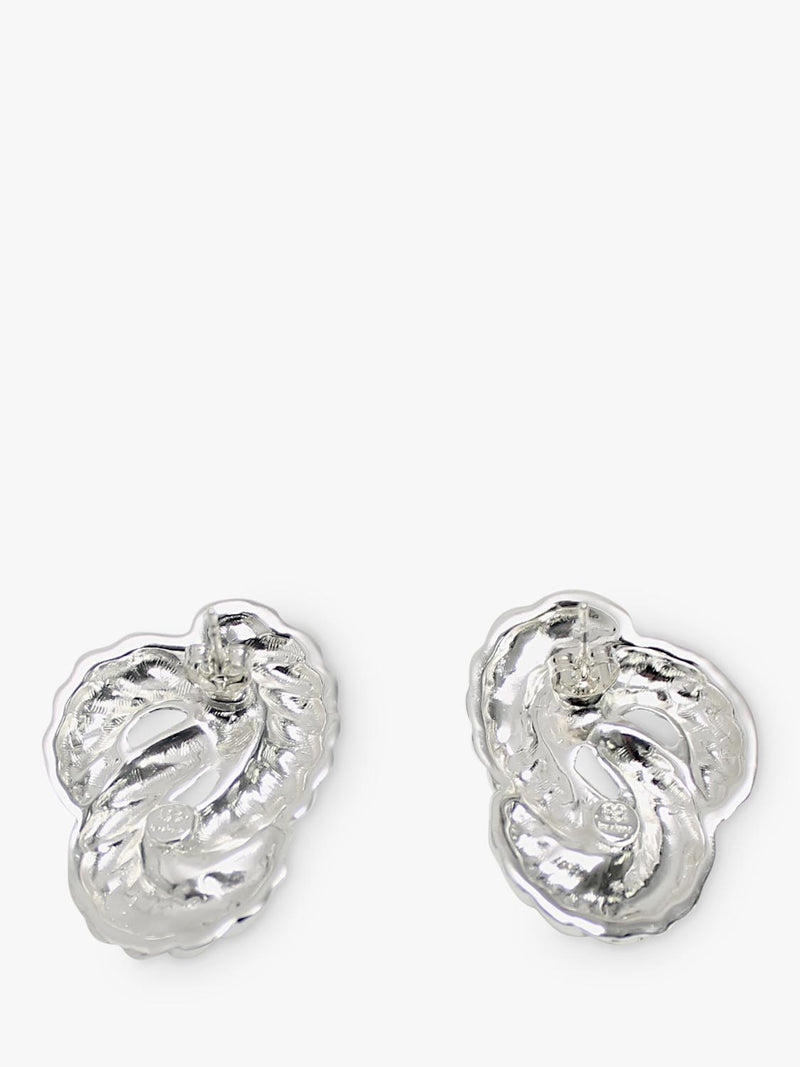 By Alona Lolita braided earrings silver, UK version