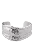 TUTTI Statement Open Cuff Bangle, Silver
