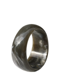 TUTTI grey resin statement bangle, imported from the UK