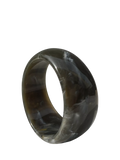 TUTTI grey resin statement bangle, imported from the UK