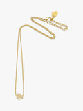 Estella Bartlett gold necklace with doodle flower pendant - British product