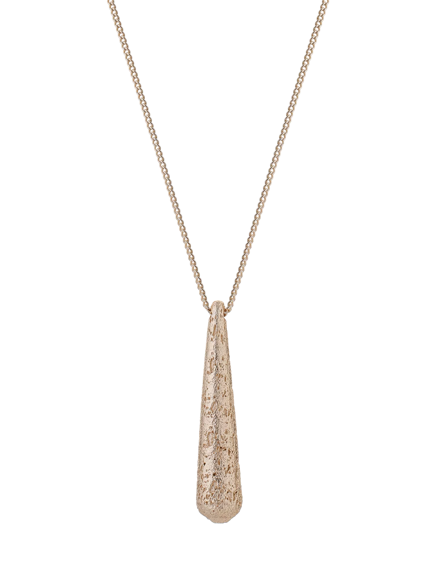 TUTTI gold dome pendant necklace 65cm, imported from the UK