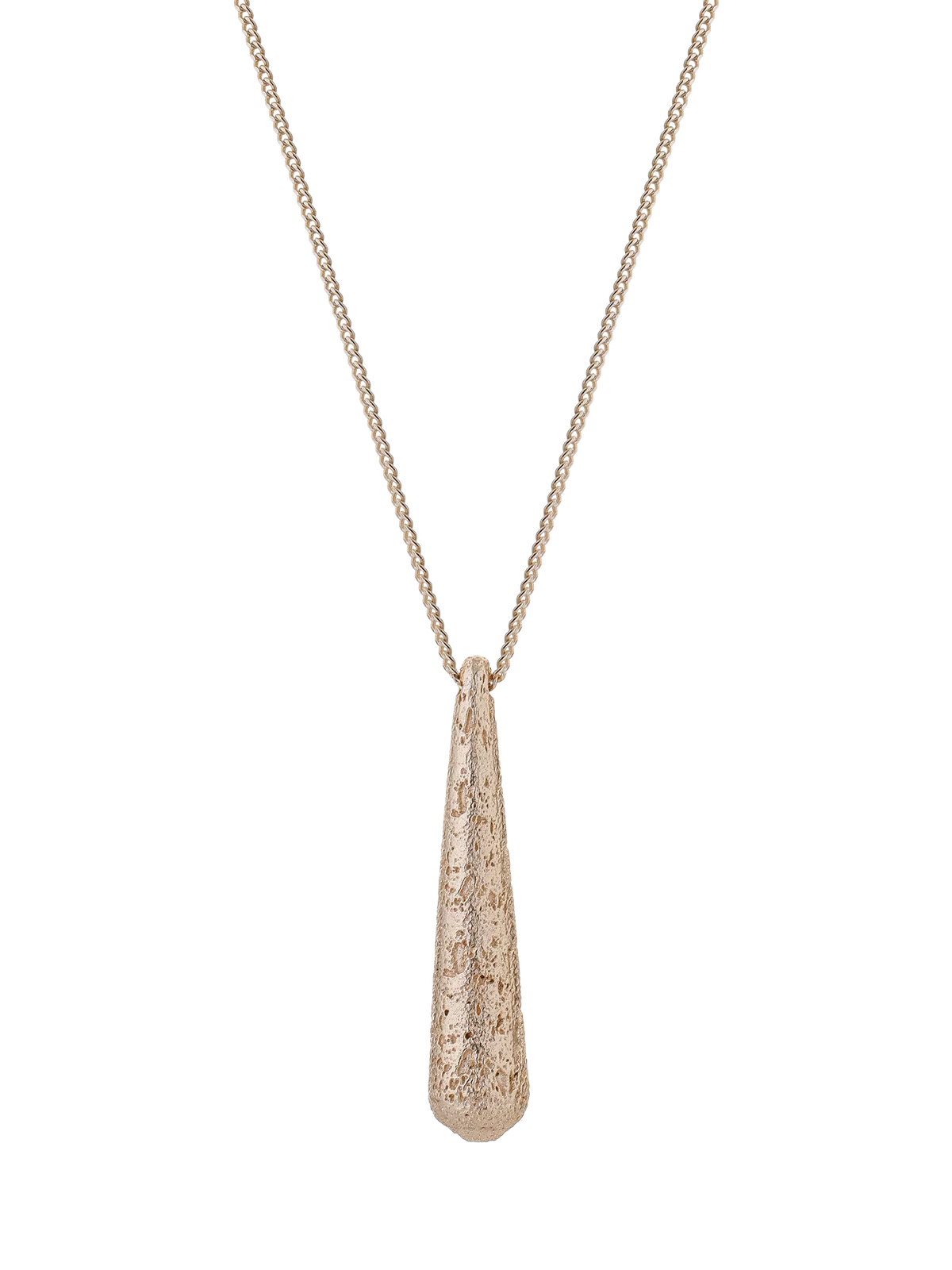 TUTTI gold dome pendant necklace 65cm, imported from the UK