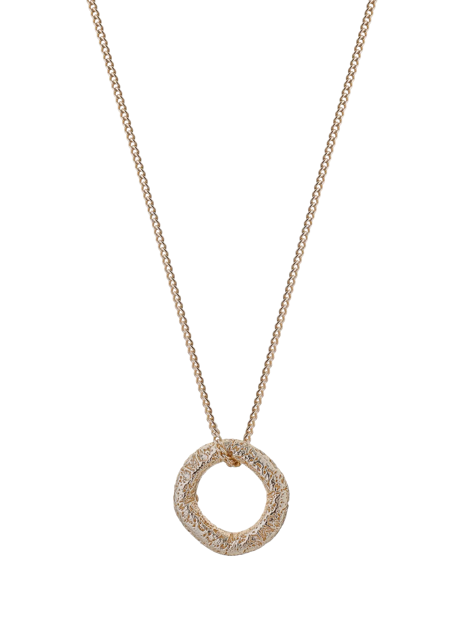 TUTTI gold ring pendant necklace imported from the UK