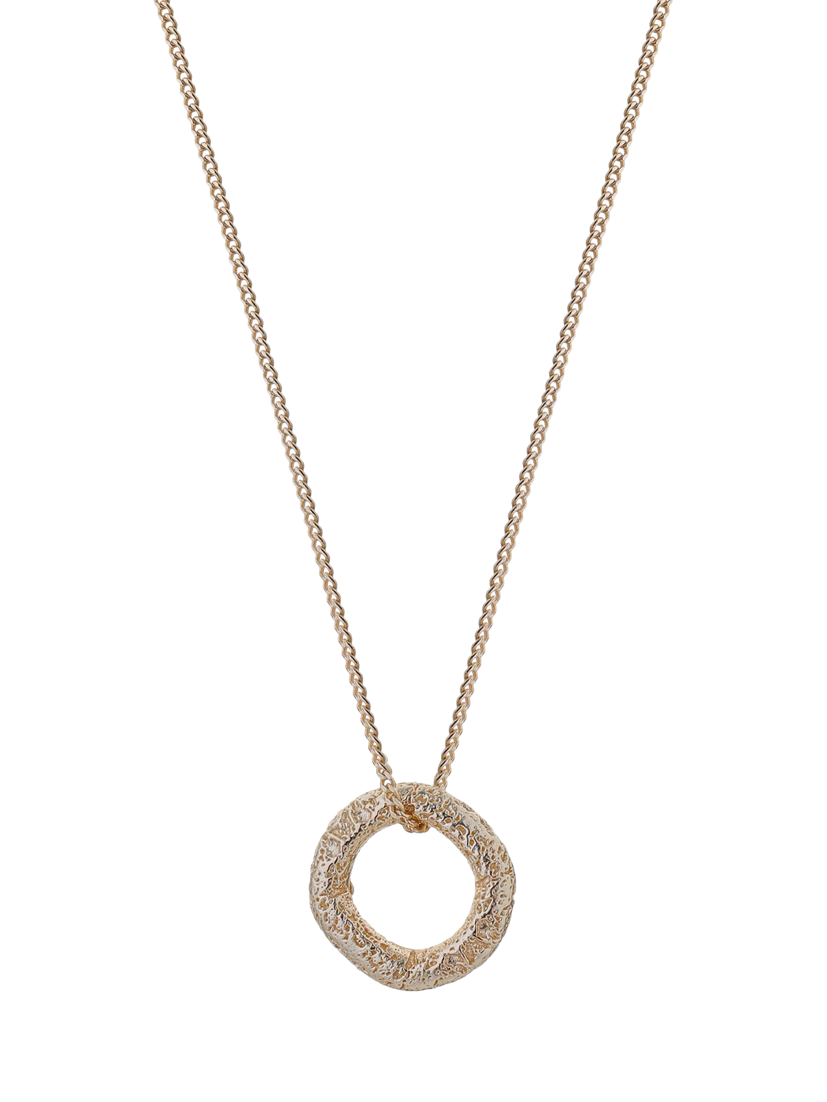 TUTTI gold ring pendant necklace imported from the UK