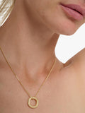 TUTTI gold ring pendant necklace imported from the UK