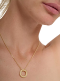 TUTTI gold ring pendant necklace imported from the UK