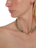 TUTTI Dalmatian Jasper beaded necklace 43cm, UK version