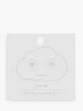 Estella Bartlett mini teardrop stud earrings in silver (British brand)