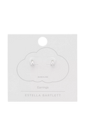 Estella Bartlett mini teardrop stud earrings in silver (British brand)