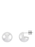 Estella Bartlett maxi ball stud earrings silver (British brand)