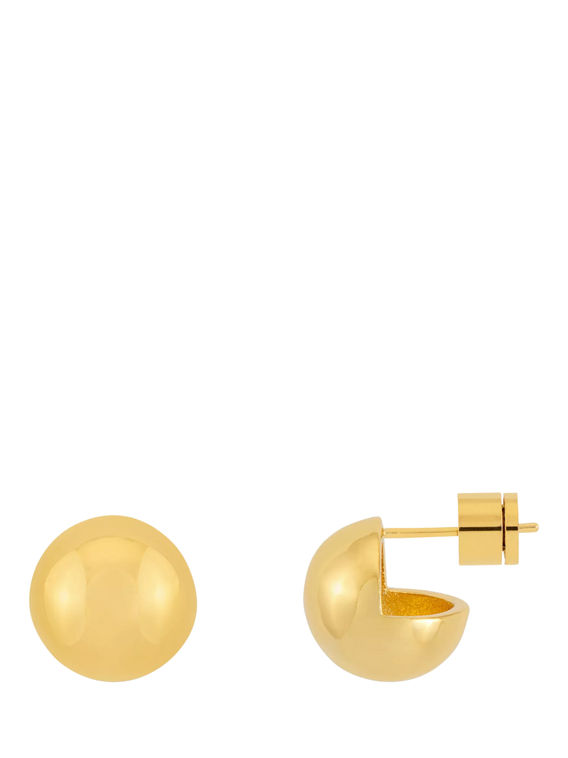 Estella Bartlett The Edit Maxi Ball Stud Earrings, Gold