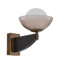 MADE Layla black glass orb wall light, UK version