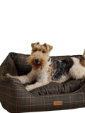 Joules Henson Check pet bed with padded sides, UK version