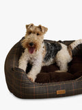 Joules Henson Check pet bed with padded sides, UK version
