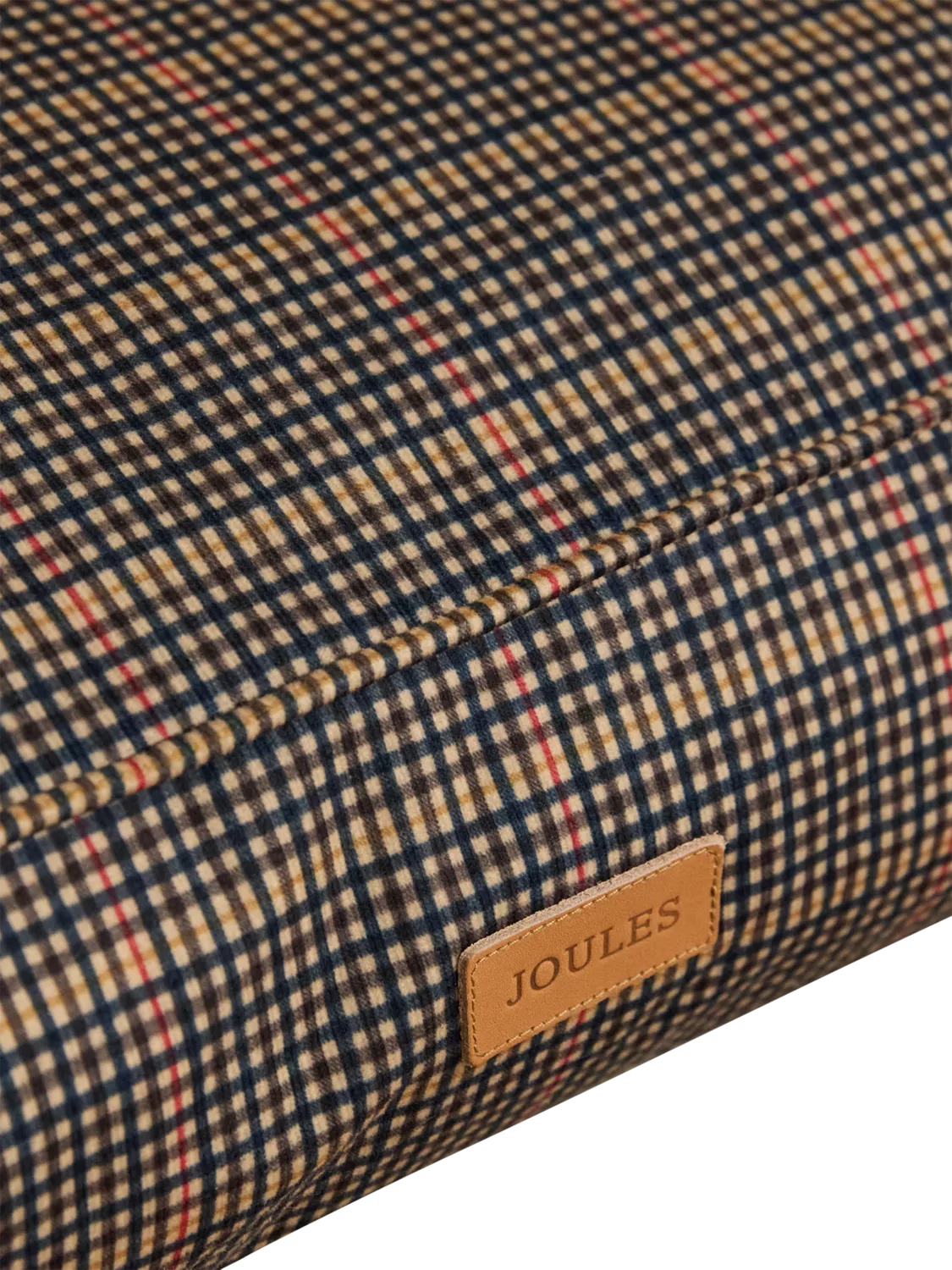 Joules Henson Check pet duvet with non-slip base, UK version