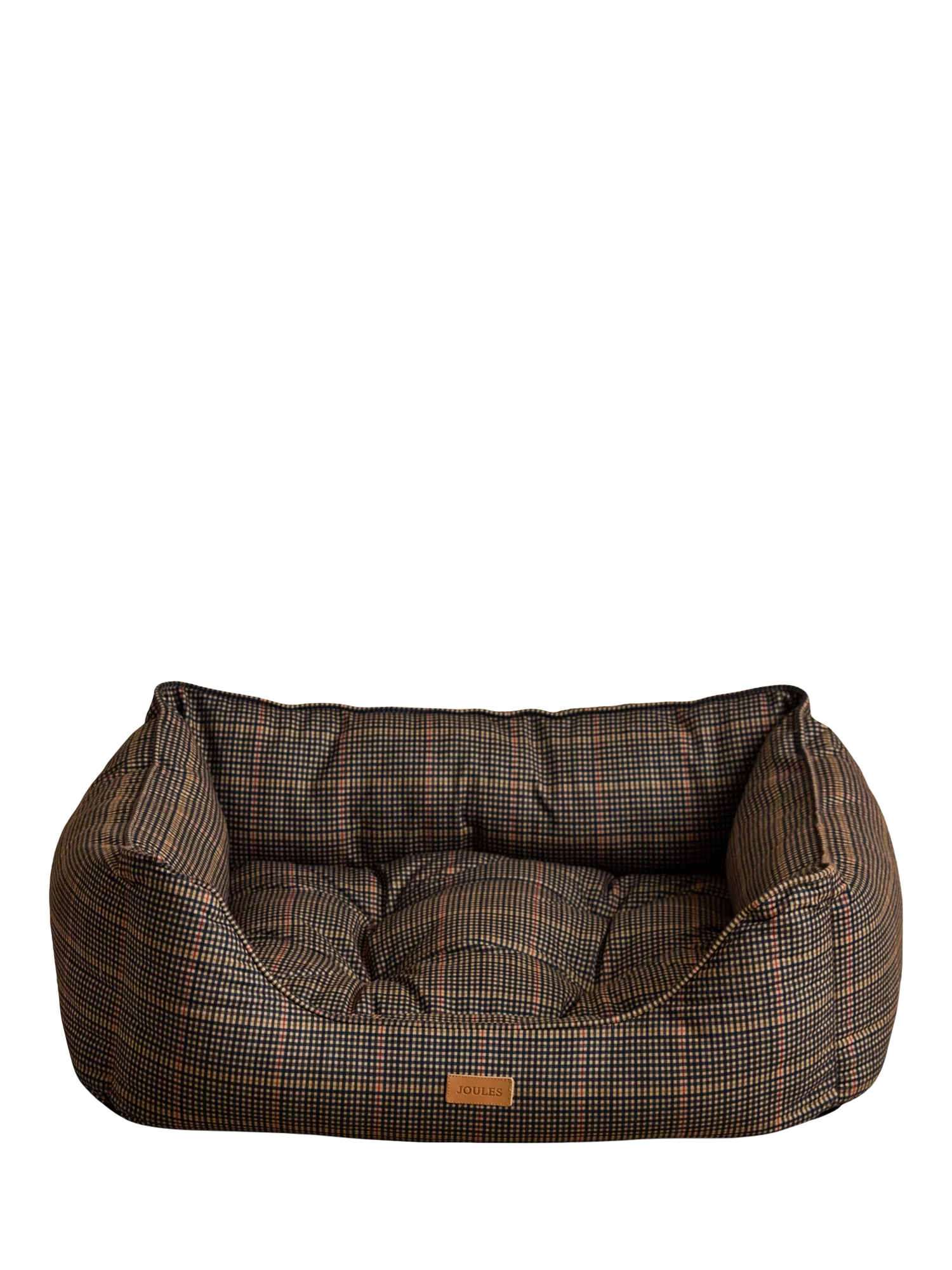 Joules Henson Check rectangular pet bed, UK version