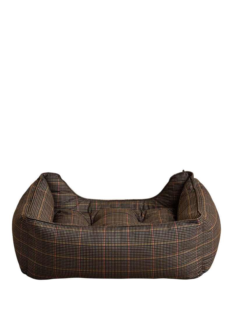 Joules Henson Check rectangular pet bed, UK version