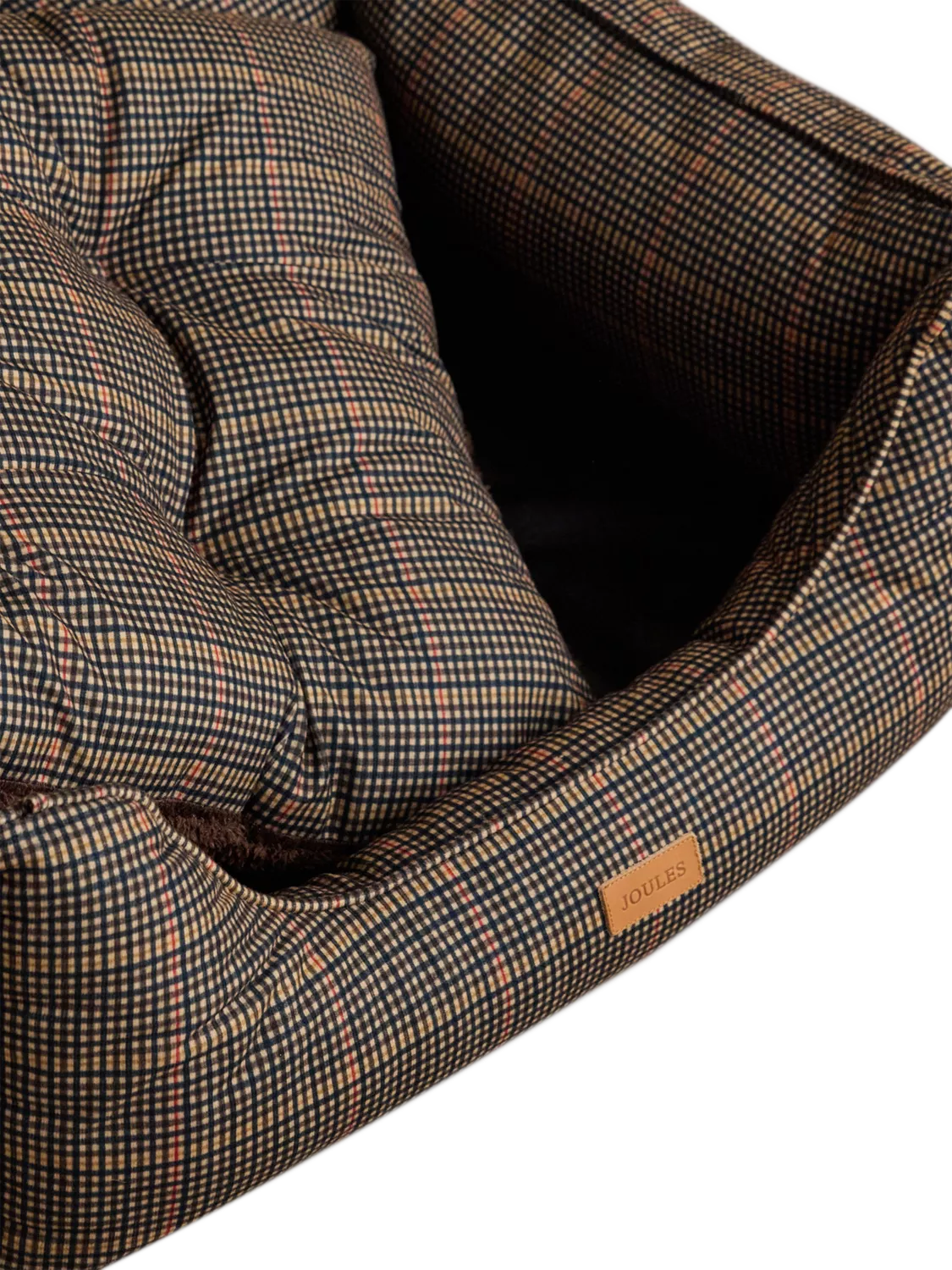 Joules Henson Check rectangular pet bed, UK version