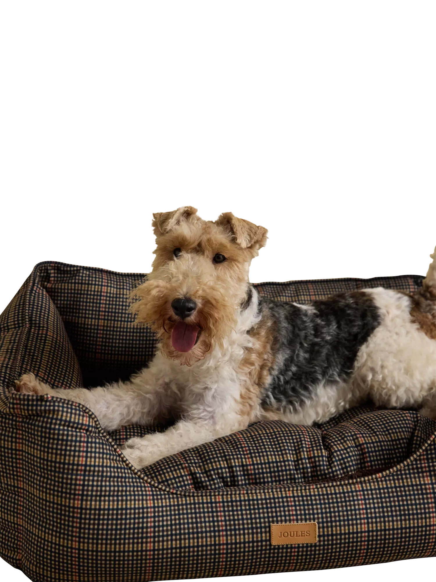 Joules Henson Check rectangular pet bed, UK version