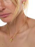 TUTTI gold plated double hoop earrings 1.6cm height, UK version