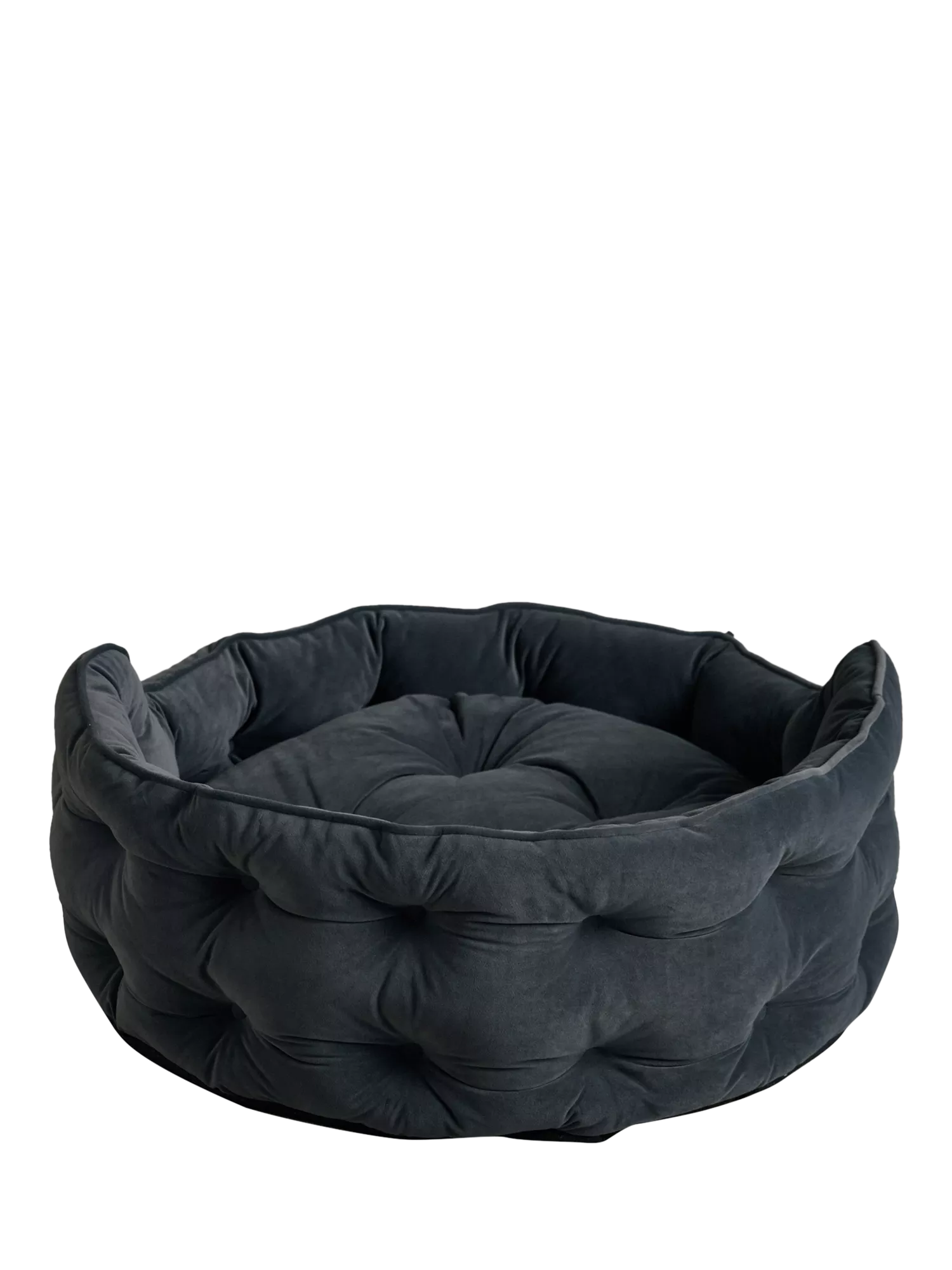 Joules velvet Chesterfield pet bed 51cm (British brand)