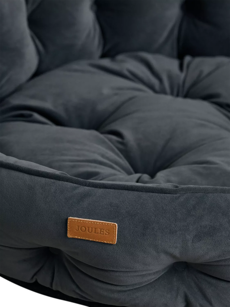 Joules velvet Chesterfield pet bed 51cm (British brand)