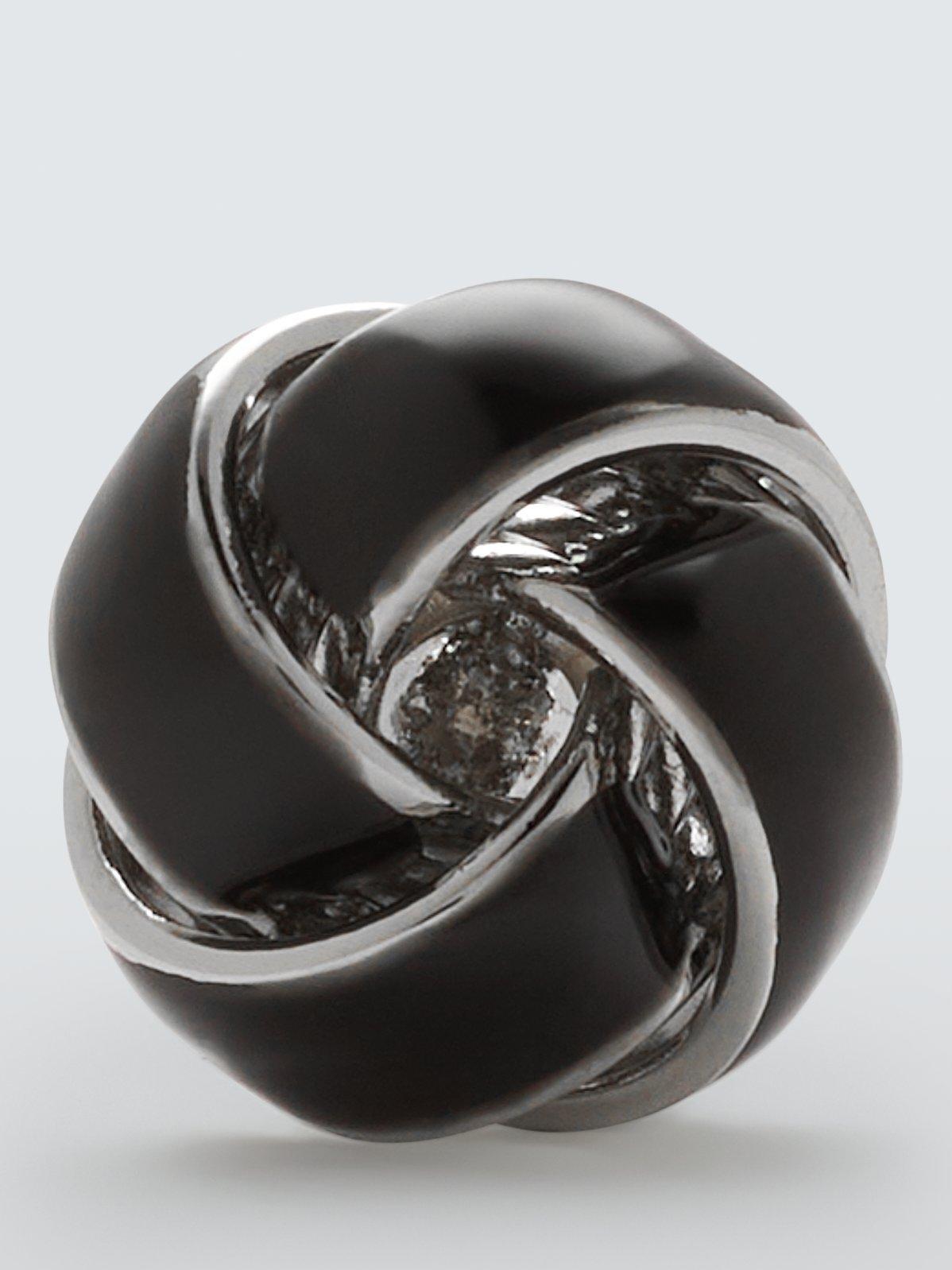 John Lewis swirl knot cufflinks silver, UK version