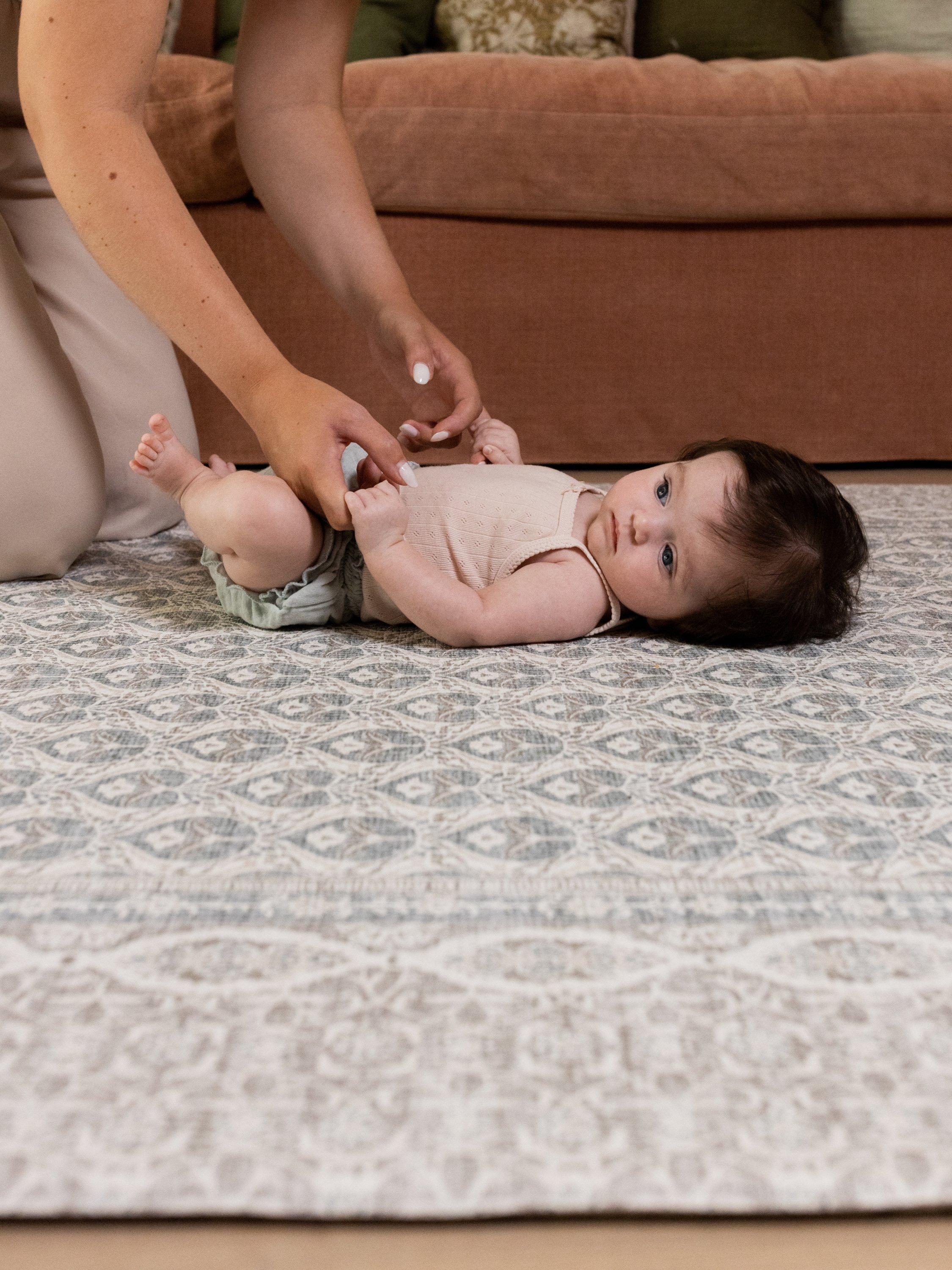 Totter + Tumble Kempton Brimfield reversible playmat 140x210cm, imported from the UK