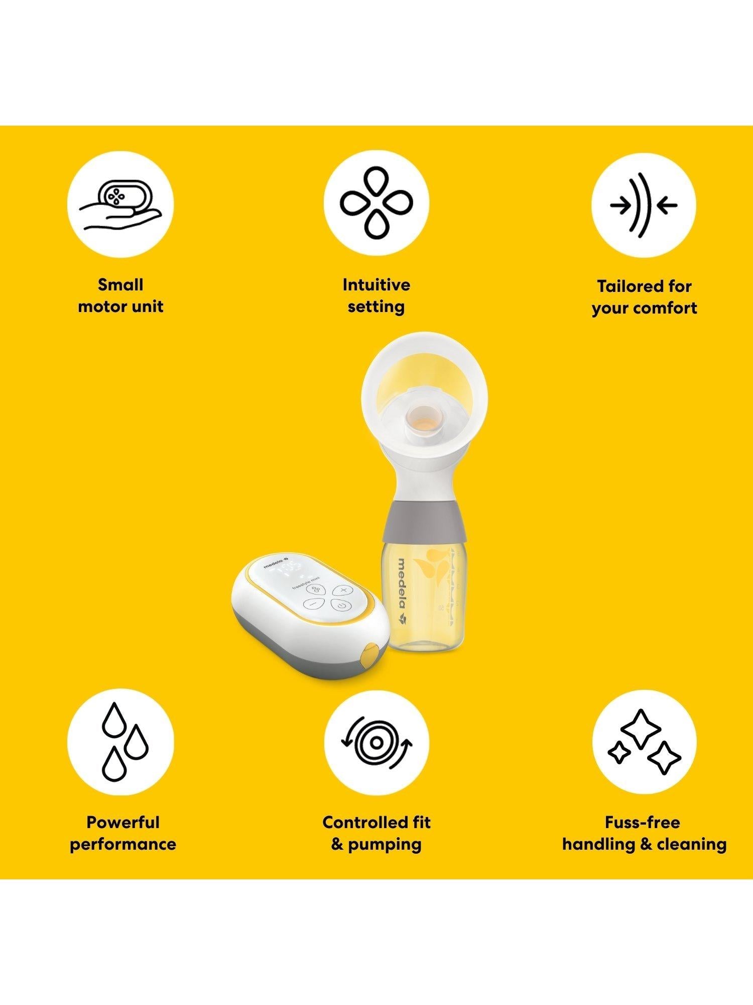 Medela Freestyle Mini single electric breast pump, UK version