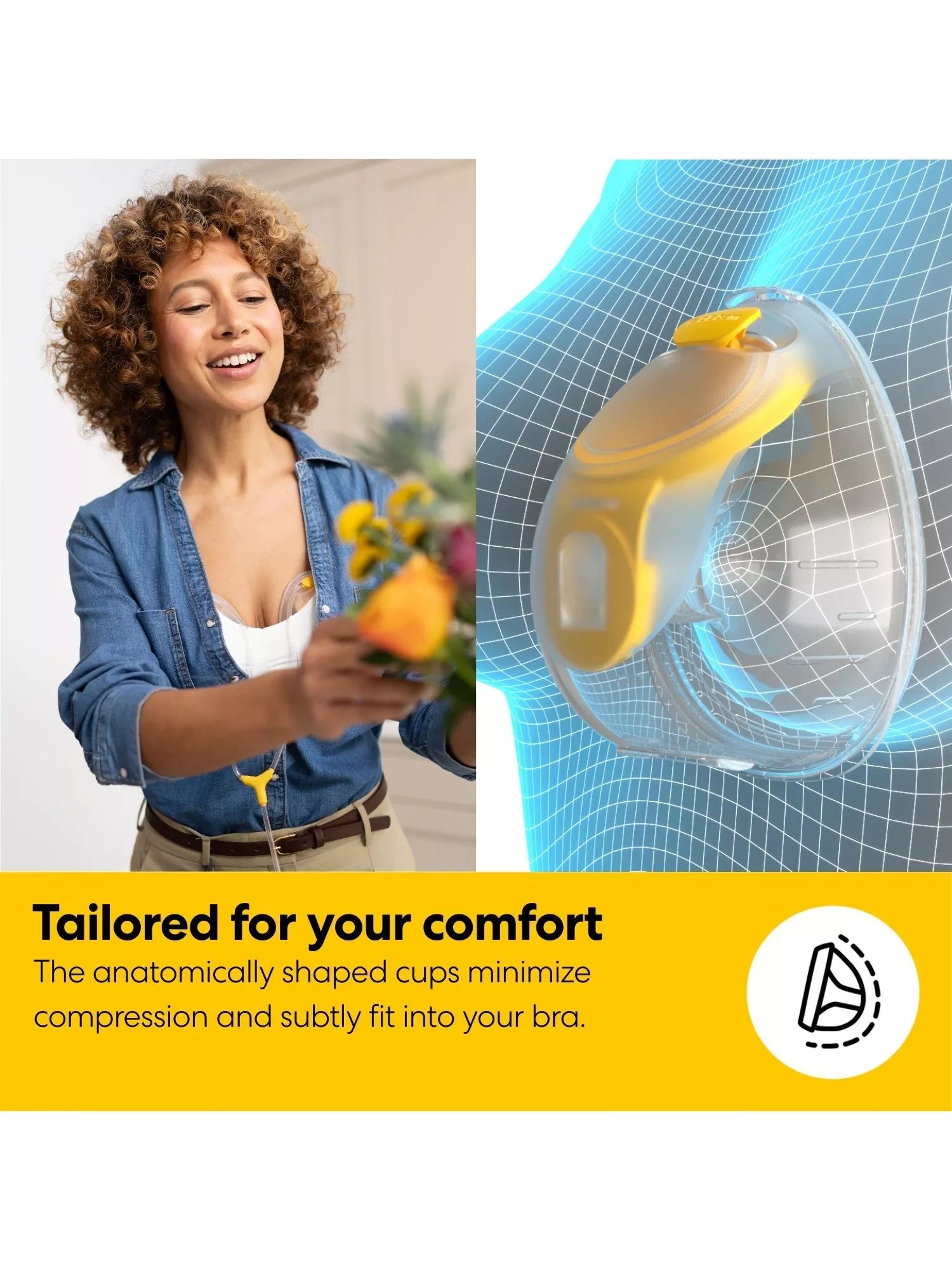 Medela Freestyle Mini handsfree double electric wearable breast pump, UK version