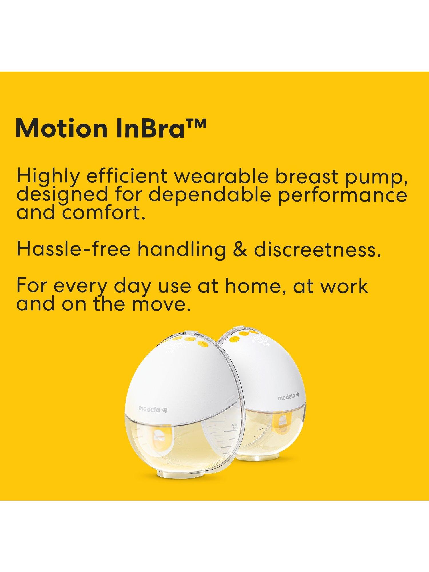 Medela Motion InBra double electric breast pump 150ml, UK version
