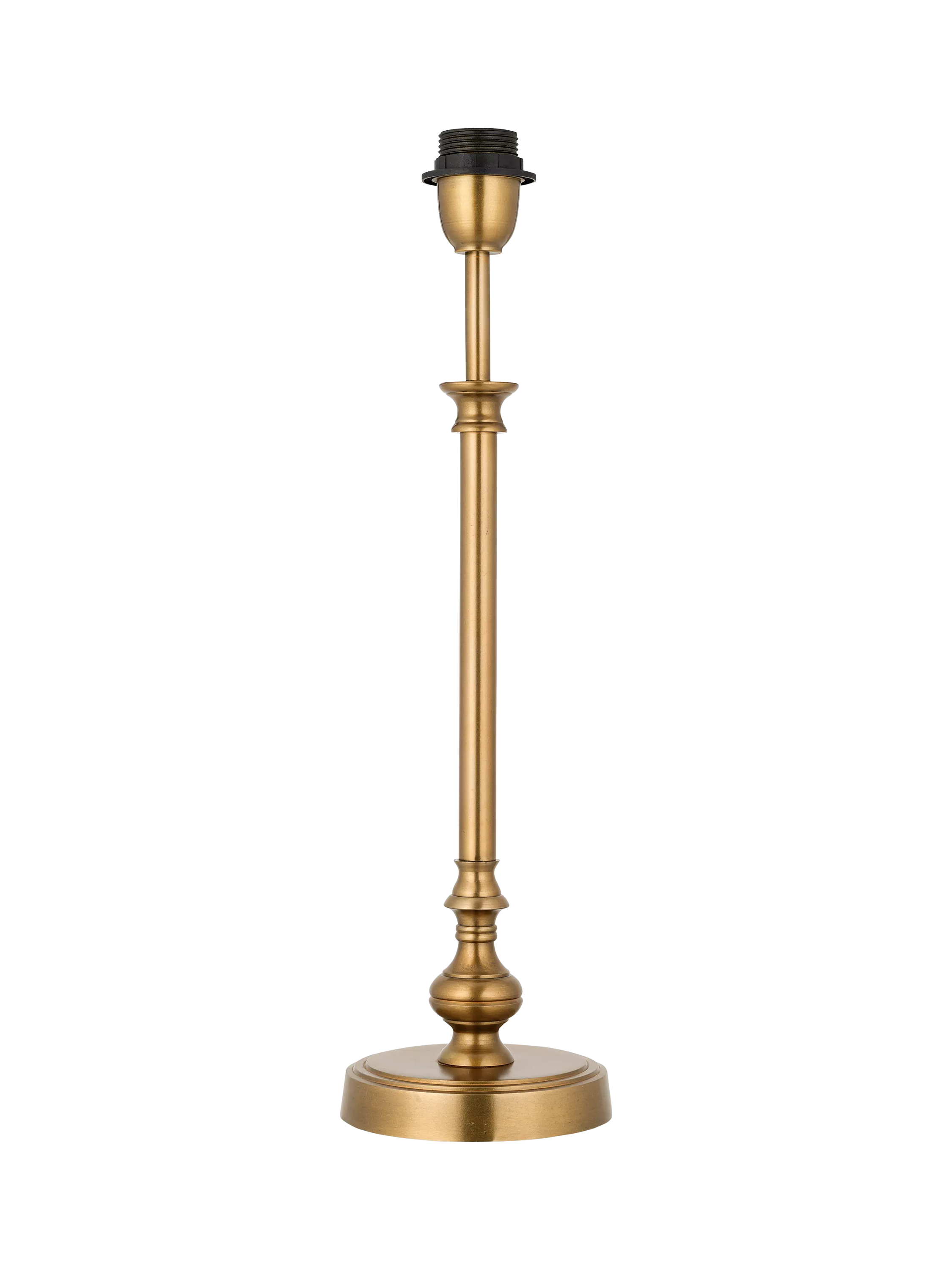 nkuku Ehadi table lamp base antique brass height 48cm - British product