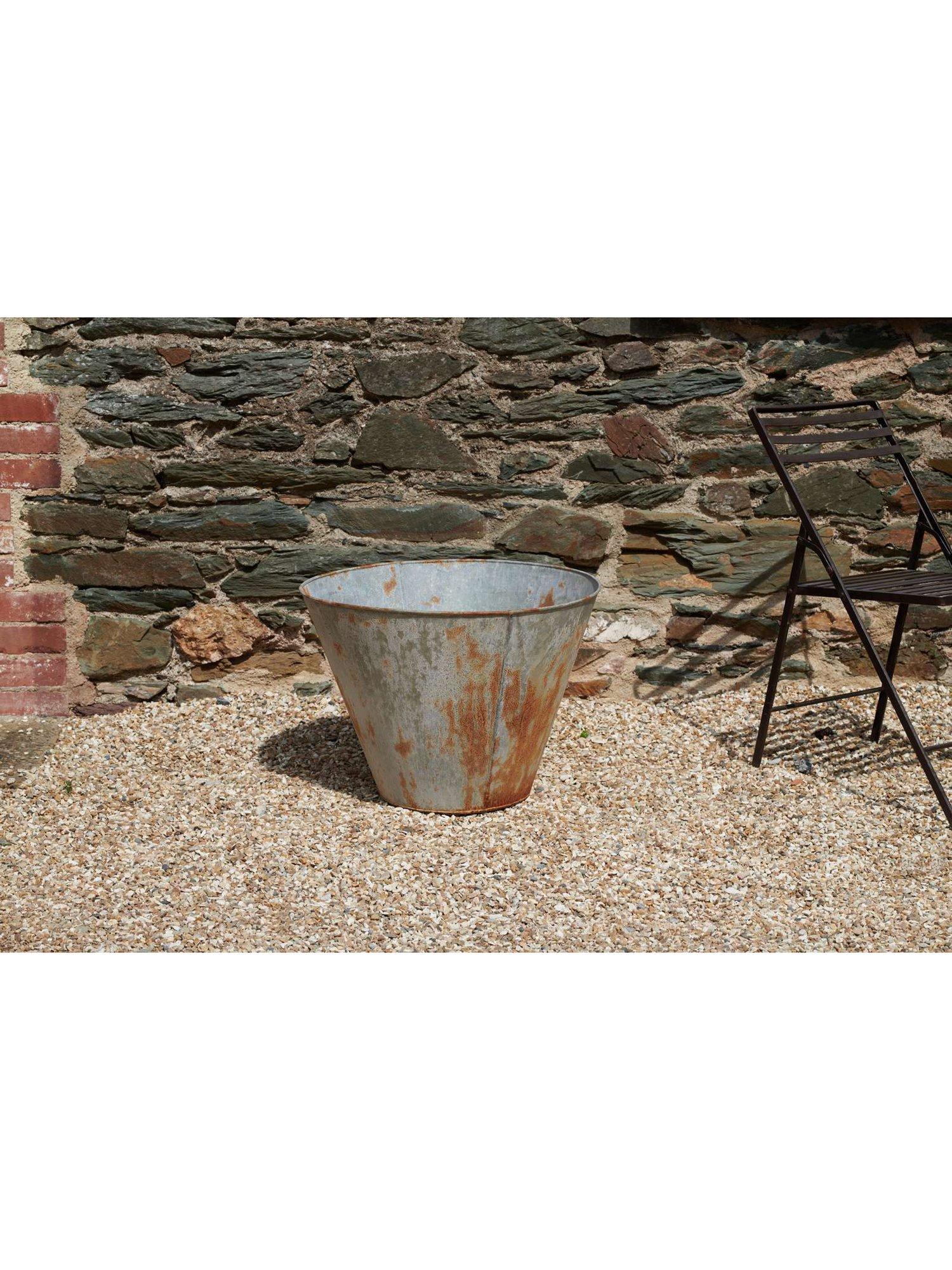 nkuku Abari Large Tapered Planter 45cm (British brand)