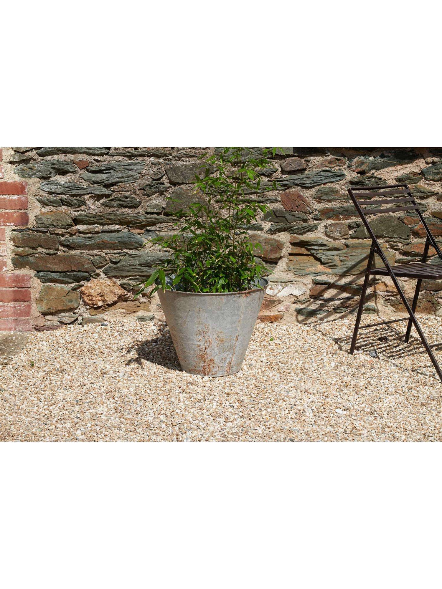 nkuku Abari medium tapered outdoor planter 40cm (British brand)