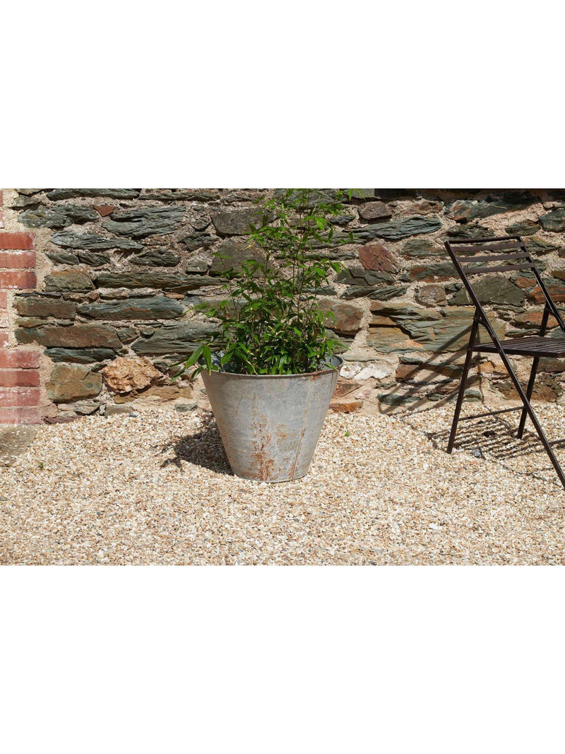 nkuku Abari medium tapered outdoor planter 40cm (British brand)