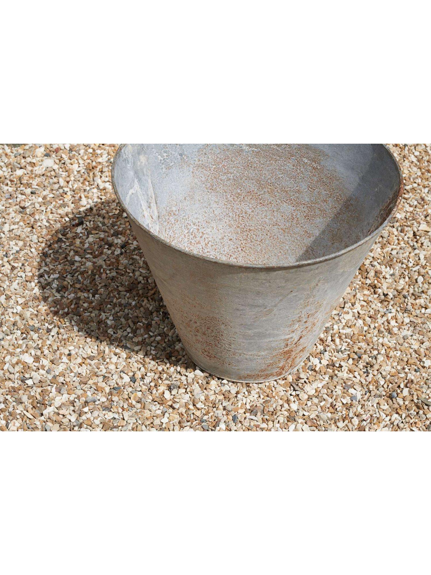 nkuku Abari medium tapered outdoor planter 40cm (British brand)