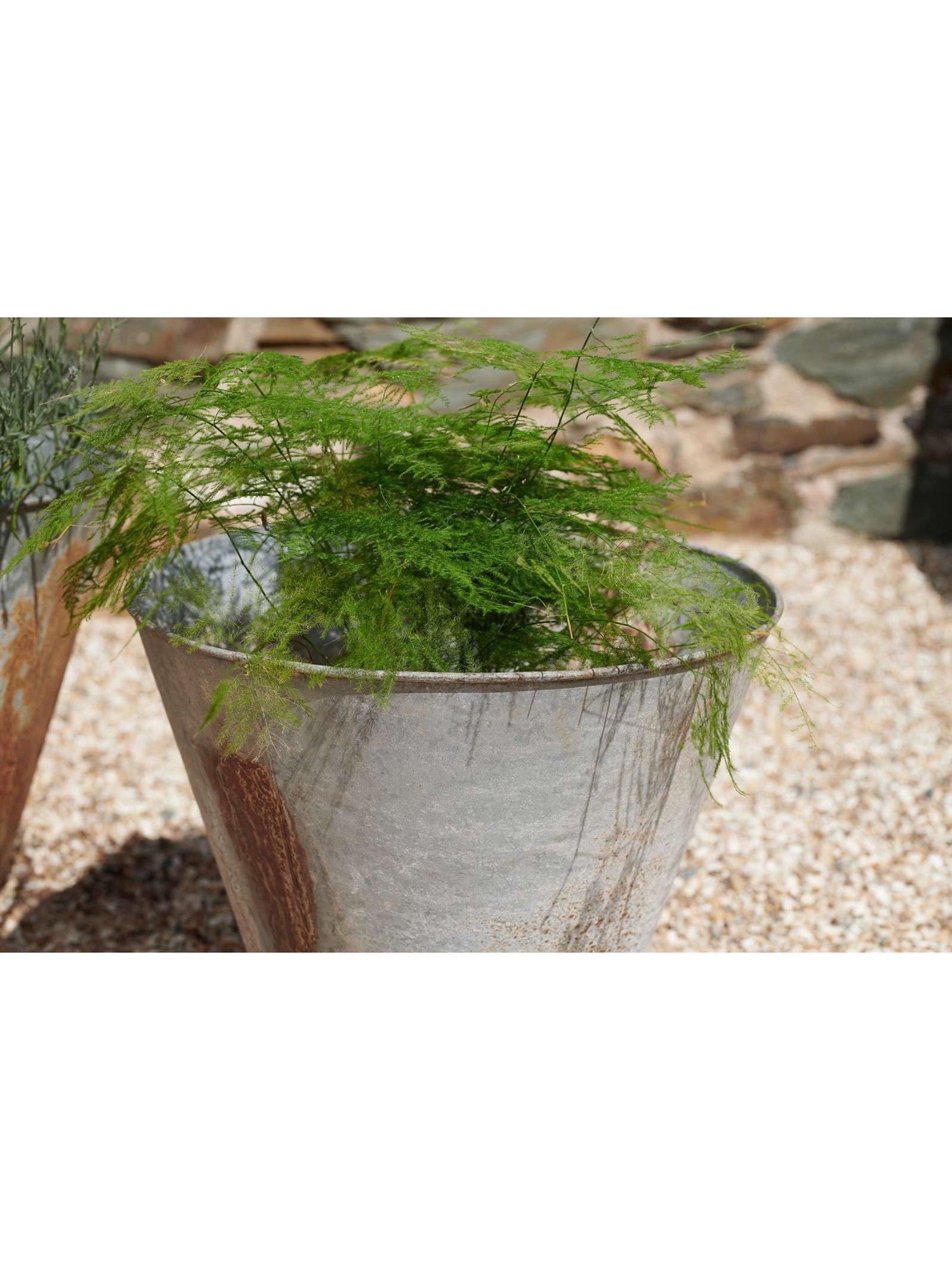 nkuku Abari medium tapered outdoor planter 40cm (British brand)