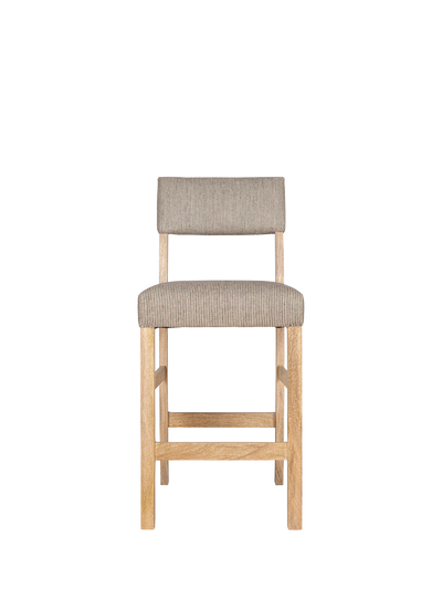 John Lewis nkuku Nadeeka Mango Wood Counter Chair, Natural- Buy online at McGrocer