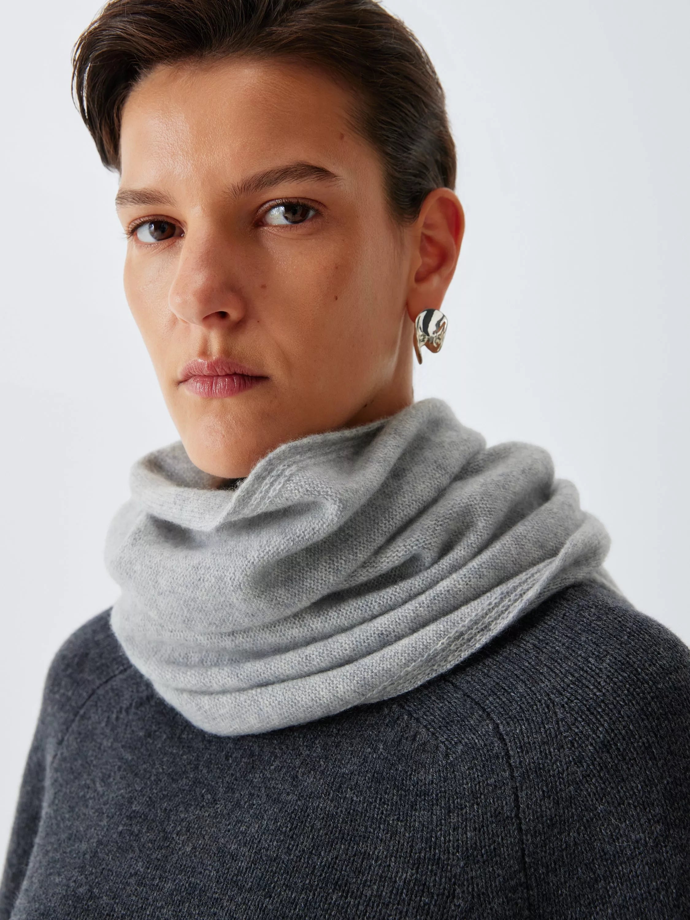 John Lewis Plain Cashmere Snood