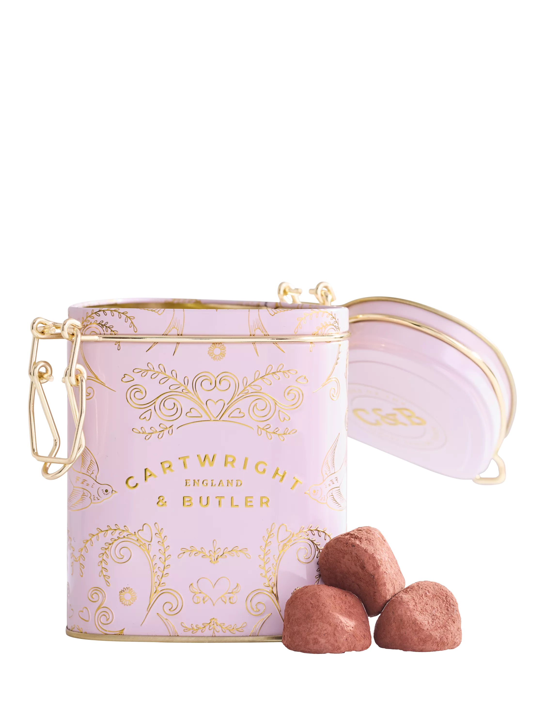 Cartwright & Butler hazel truffles tin 180g (British brand)