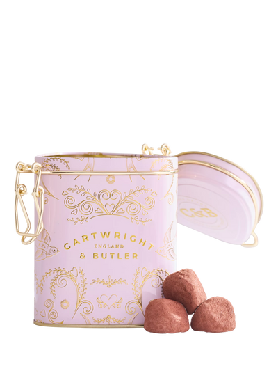 John Lewis Cartwright & Butler Hazel Truffles Tin 180g- Buy online at McGrocer