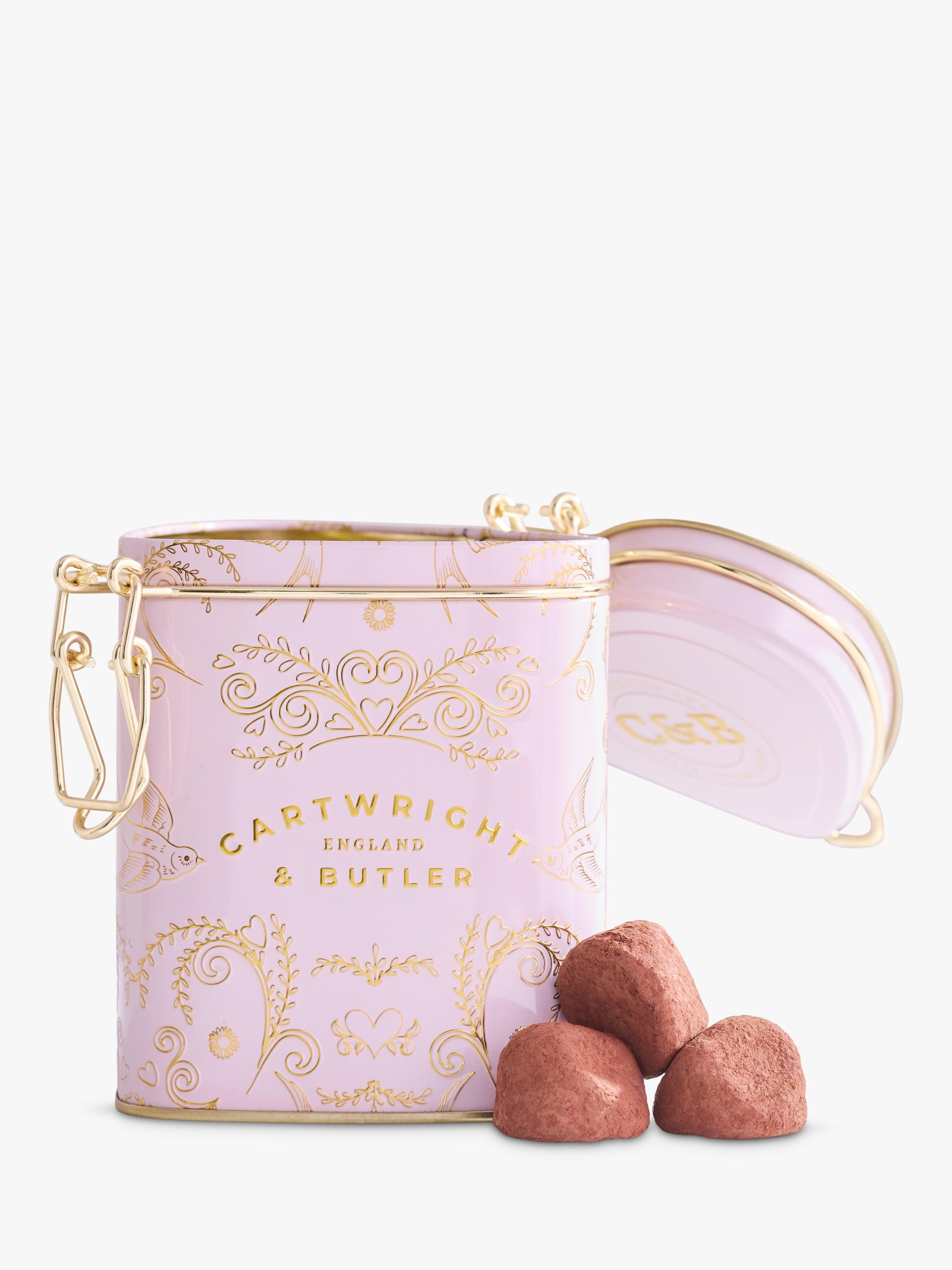 Cartwright & Butler hazel truffles tin 180g (British brand)