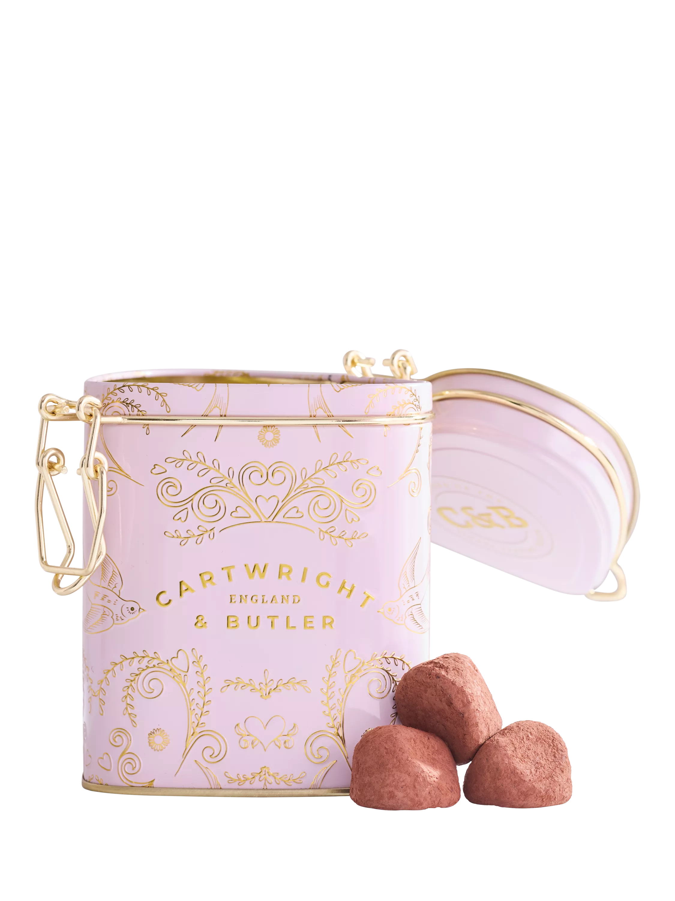 Cartwright & Butler hazel truffles tin 180g (British brand)