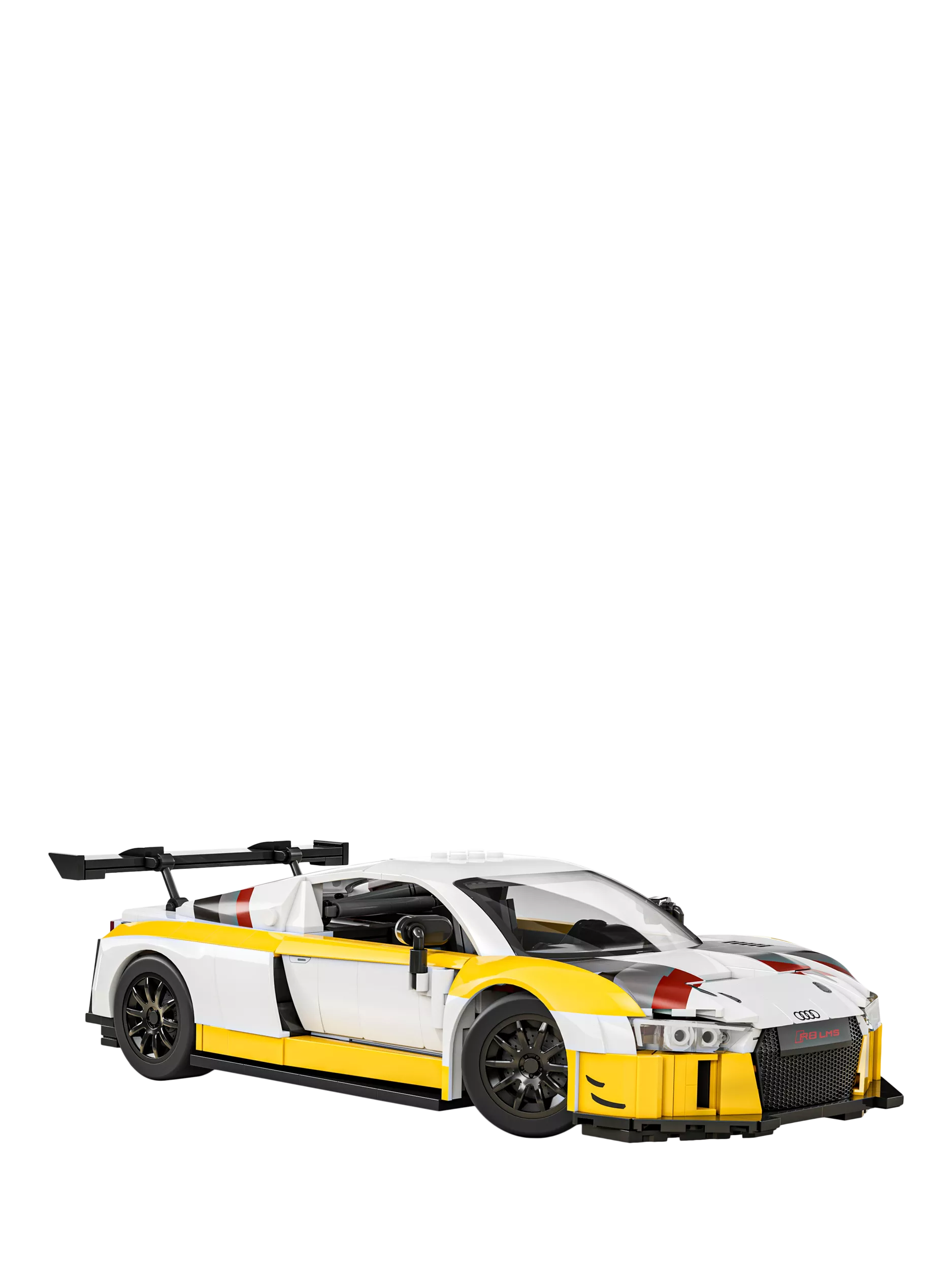 Hot Wheels buildable car set 15 Audi R8 LMS 1:16 scale, UK version