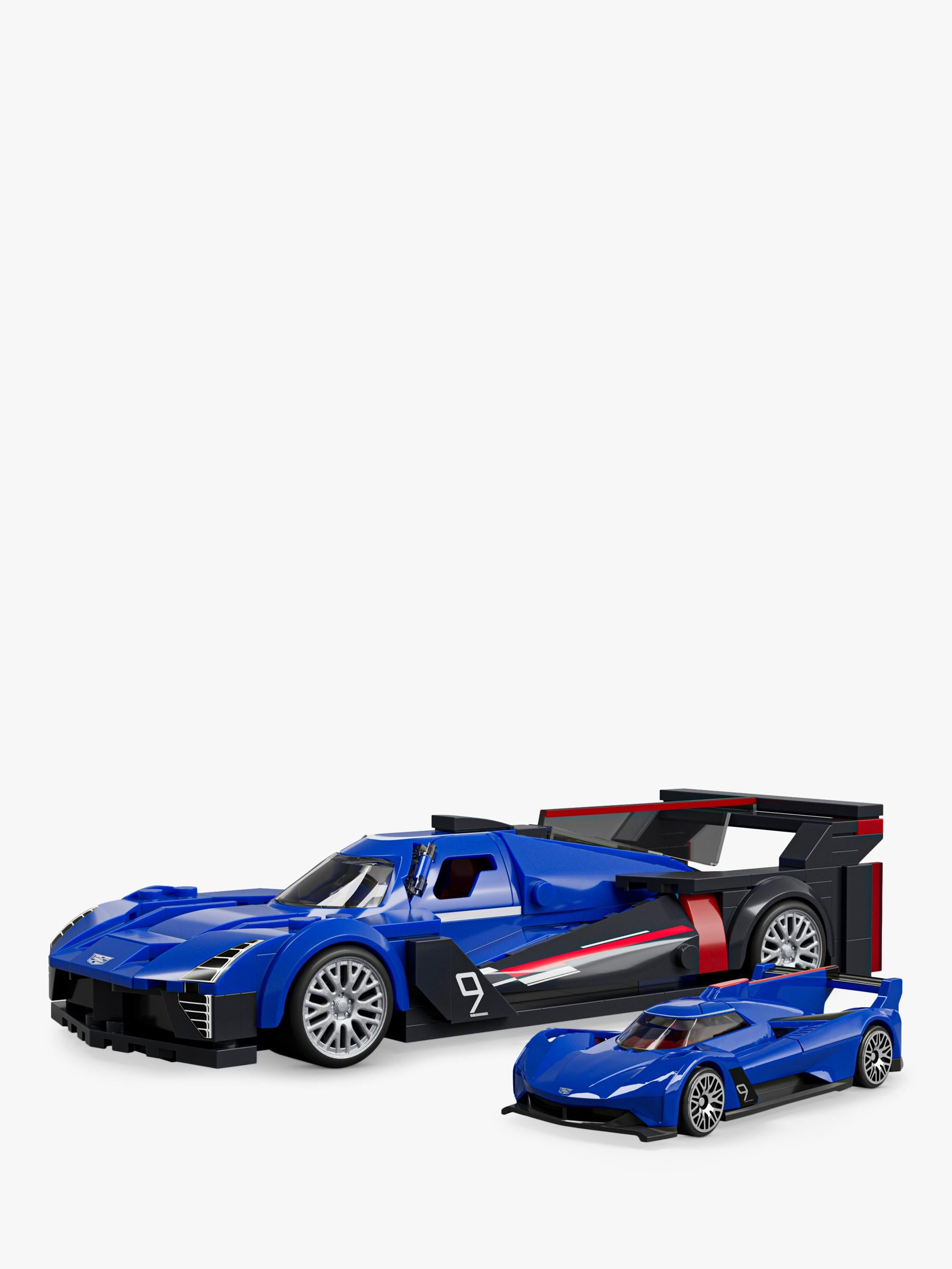 Hot Wheels 1:32 scale Cadillac GTP Hypercar set, imported from the UK